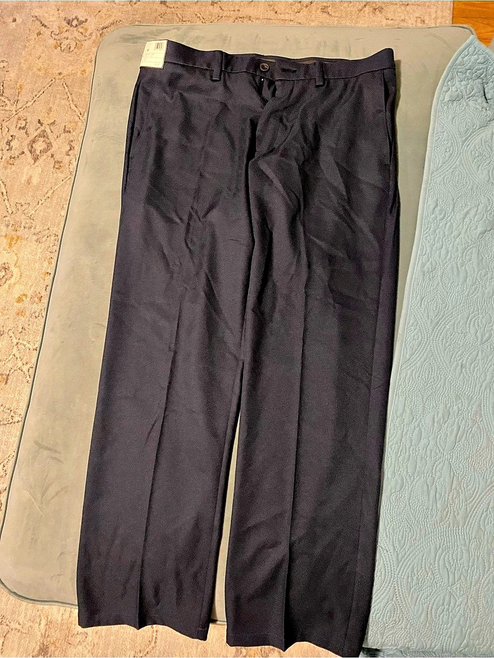 Haggar H26 Performance Dress Pants Black Waist 36 x 30 NWT
